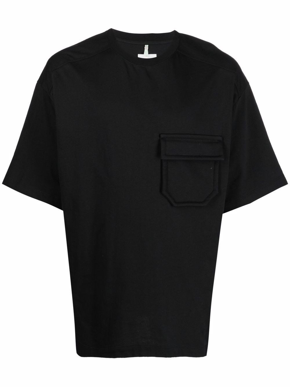 chest-pocket cotton T-shirt - 1