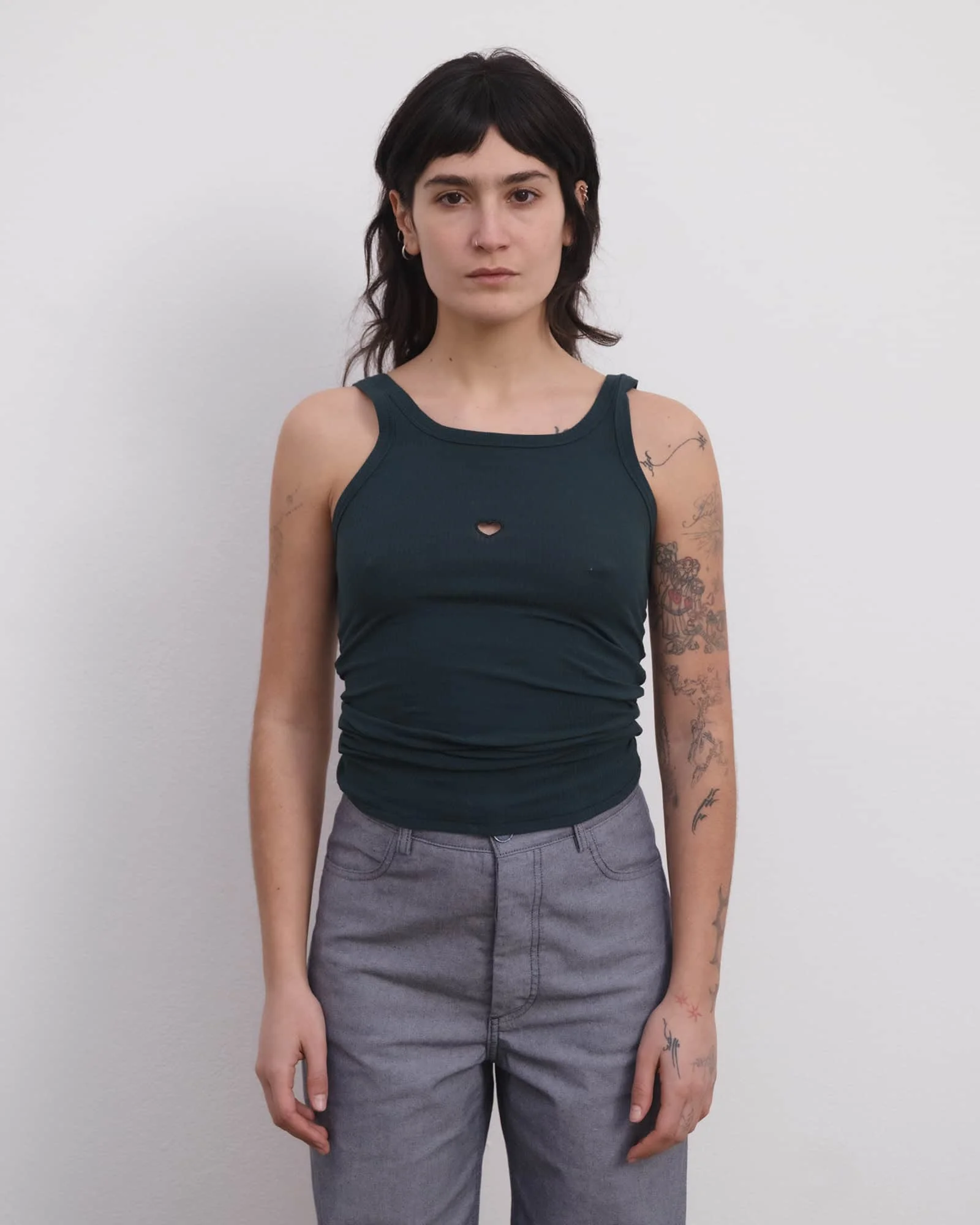 Heart Tank - Organic Cotton Rib - 1