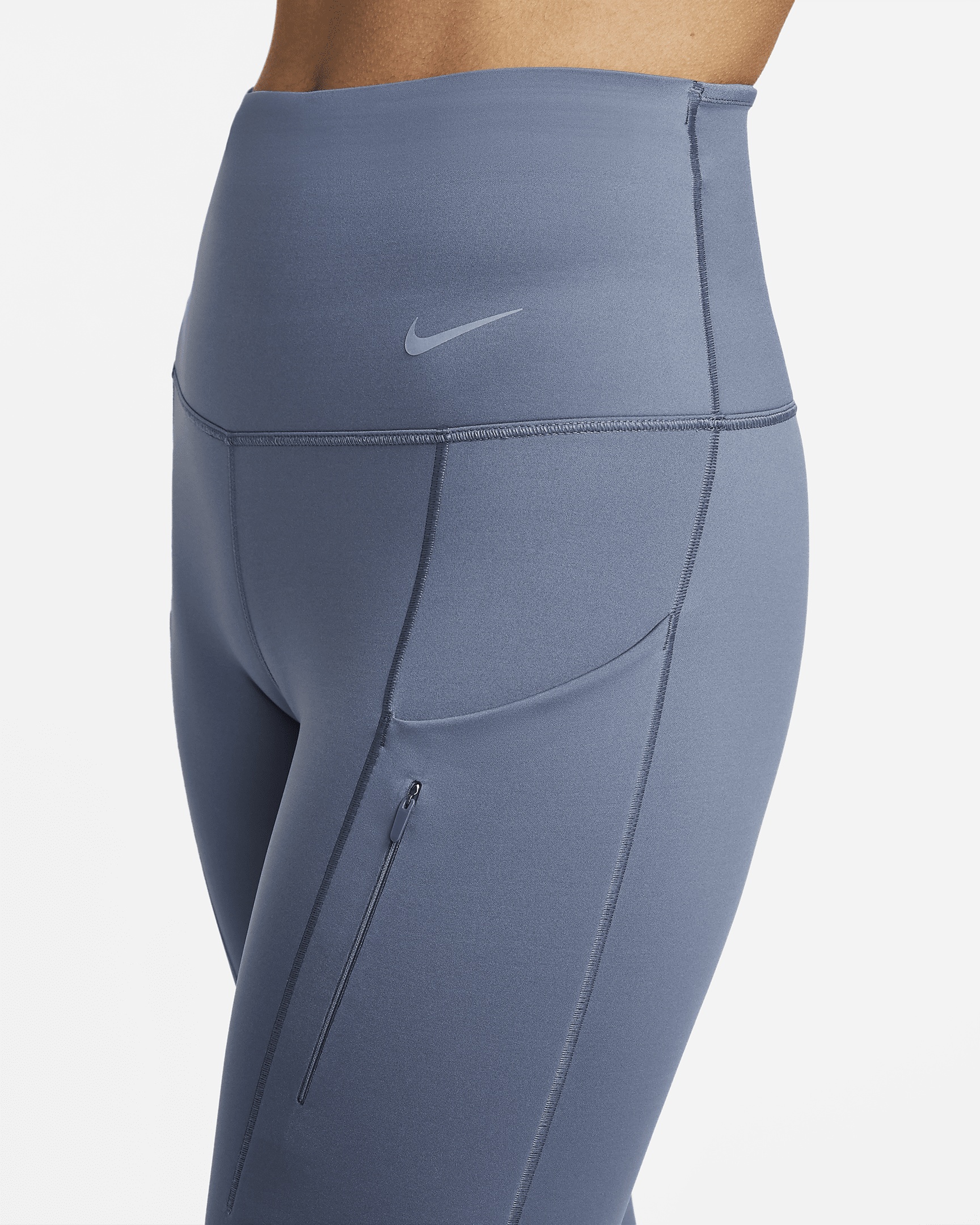 Nike Women's Go Firm-Support High-Waisted 7/8 Leggings with Pockets - 4