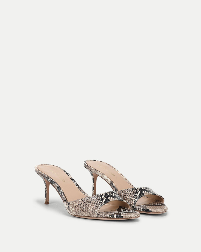 TIA LEATHER KITTEN-HEEL SANDAL 3