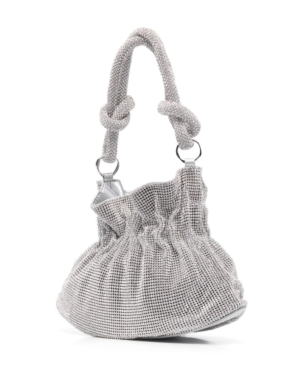 Bara crystal-embellished shoulder bag - 3