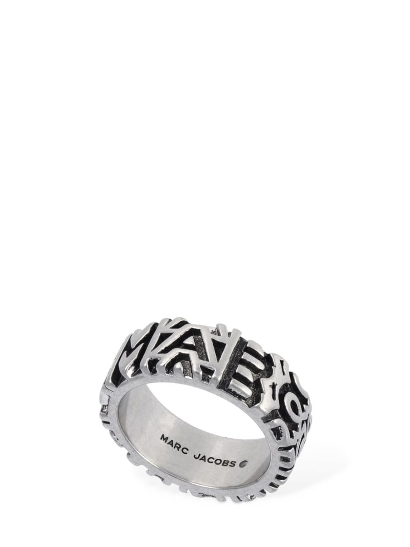 Monogram engraved ring - 1