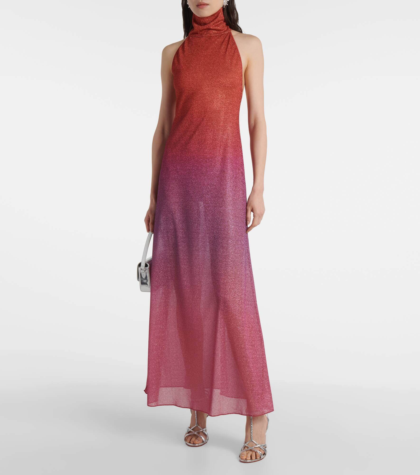 Lumière lamé maxi dress - 2