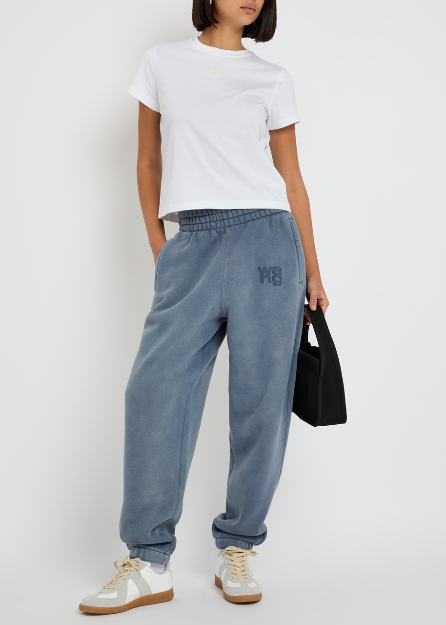 Alexanderwang.t Logo-embossed Cotton-blend Sweatpants - 4