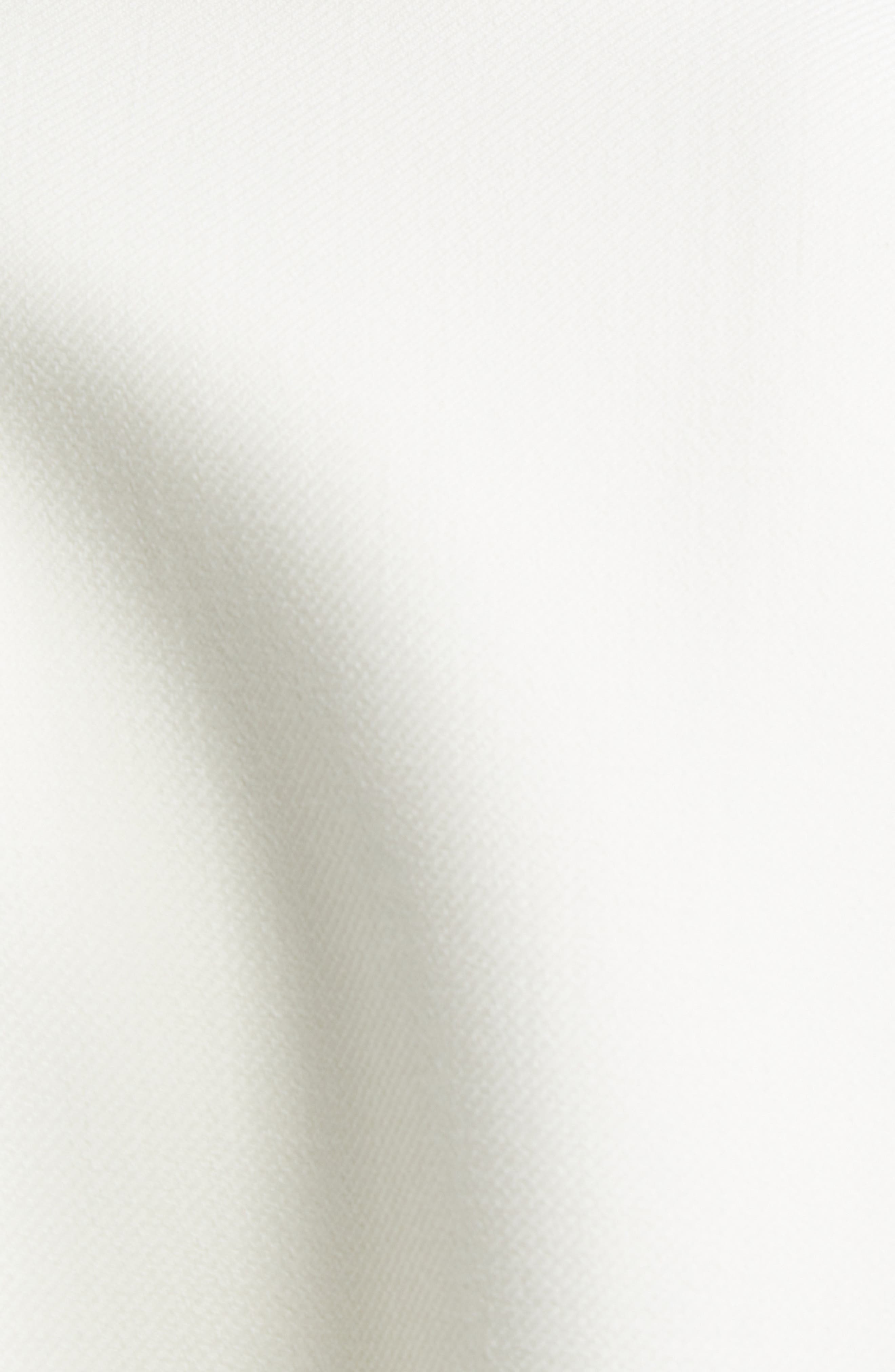 Valentino Garavani V-Detail Belted Virgin Wool & Silk Drill Coat in Avorio at Nordstrom - 5