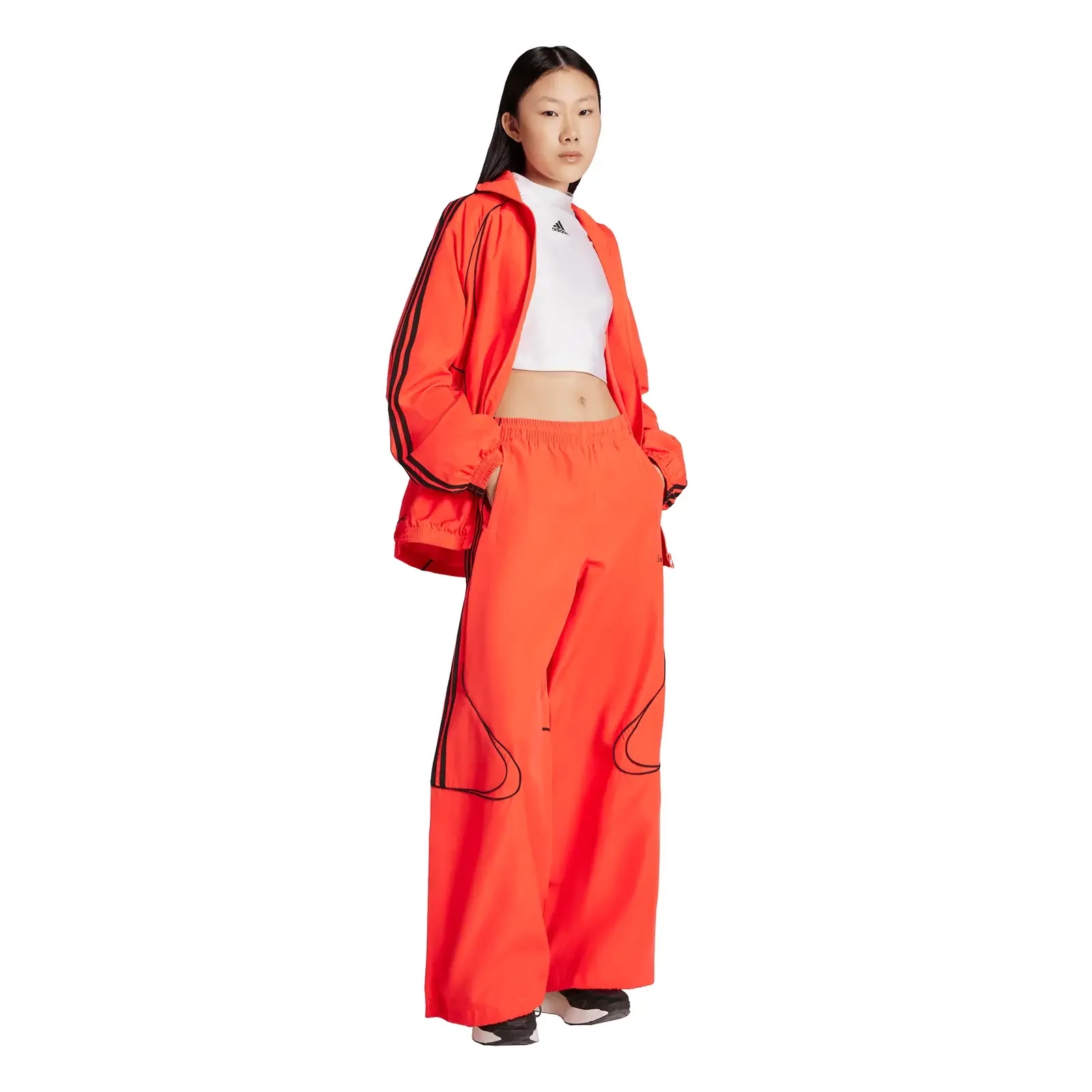 Teamgeist Adicolor Oversized Woven Track Pant W "Lucid Red" - 4