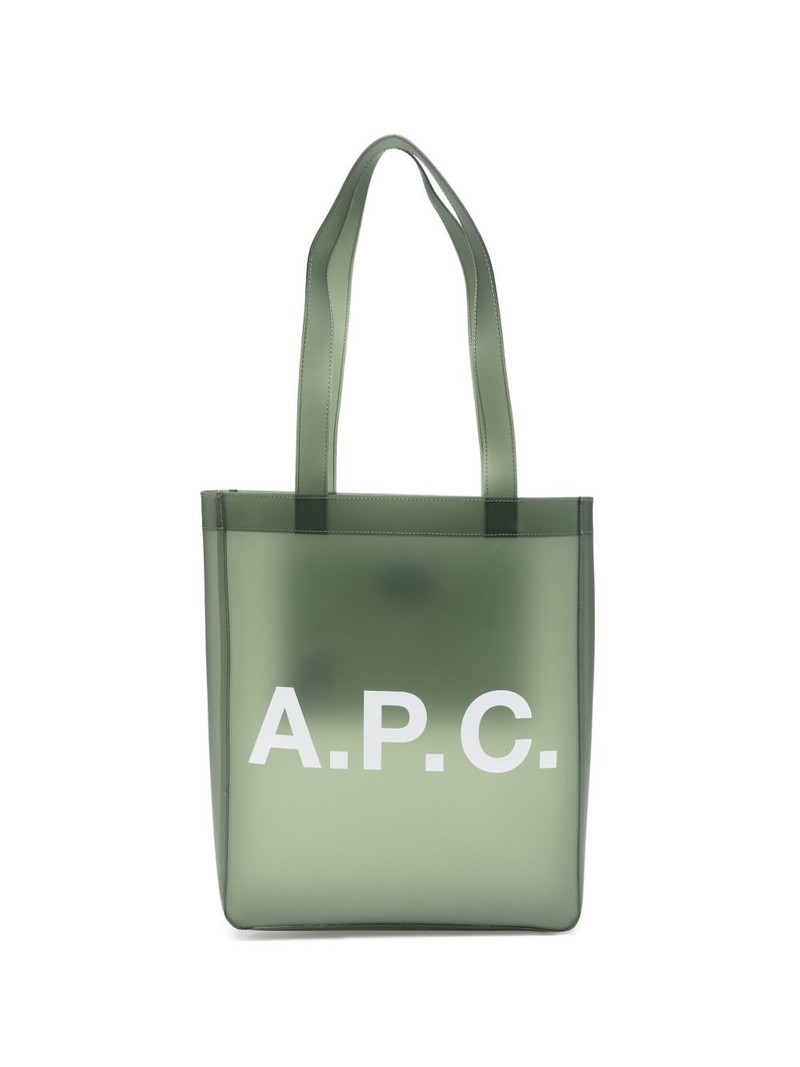 Lou logo-detail tote bag 1