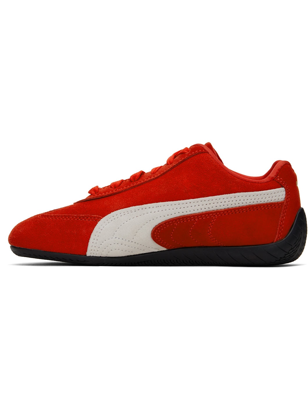 Red & White Speedcat OG Sneakers - 3