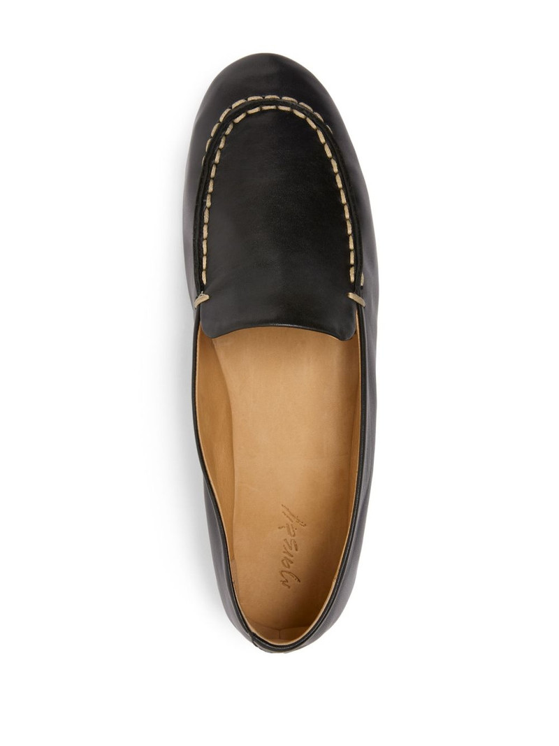 contrast stitching loafers 3