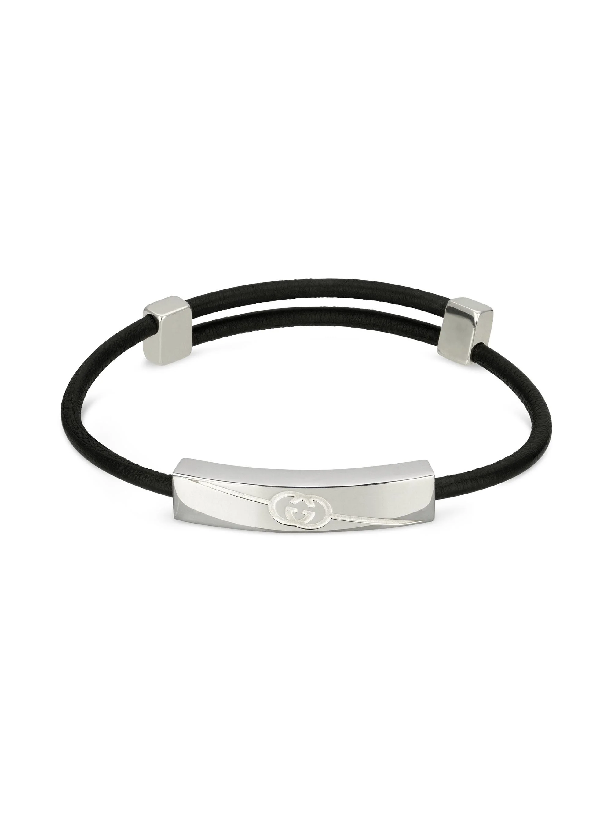 Men's Men's Tag Bracelet, Silver - Silver - 1