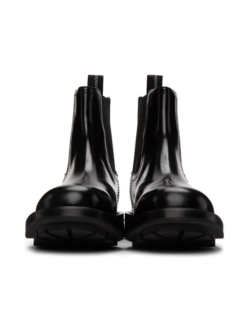 Black Leather Chelsea Boots 2