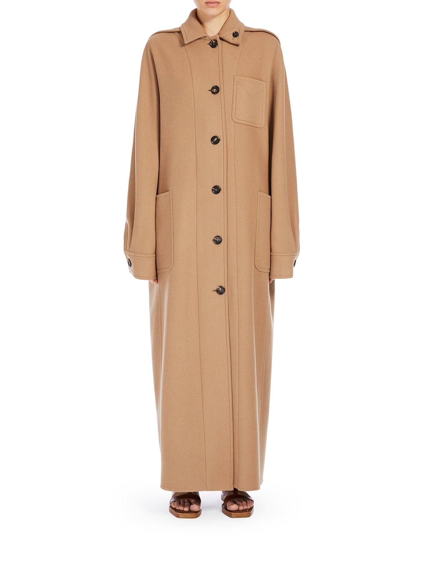 WOOL AND CASHMERE SHIRT COAT - 3