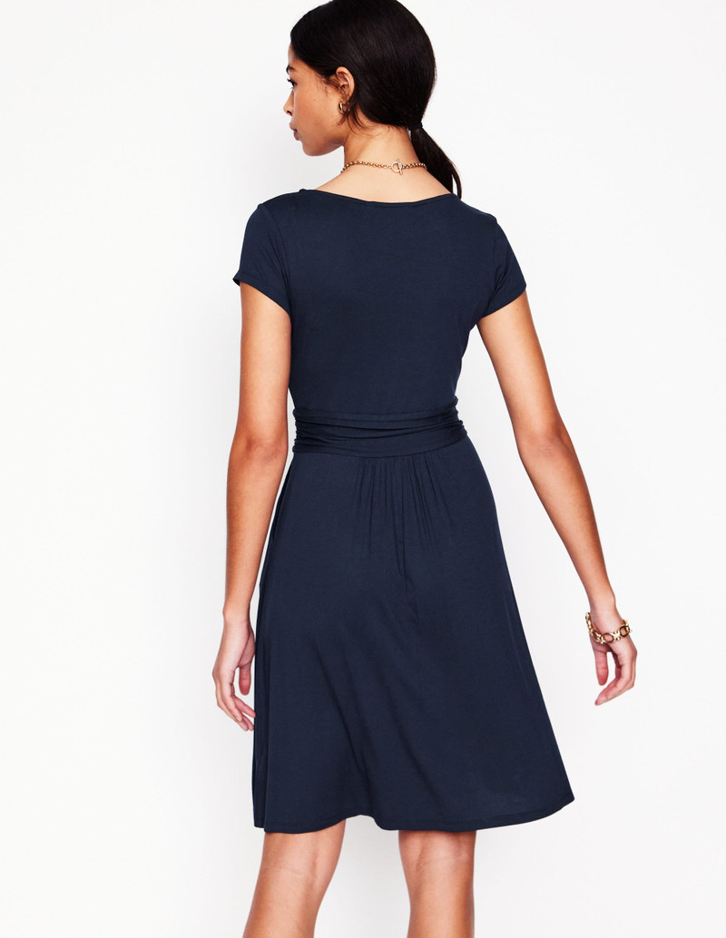 Amelie Sleeveless Jersey Dress-Navy 4