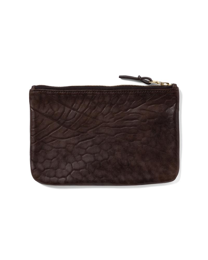LEATHER TRAVEL POUCH DK.BROWN - 2