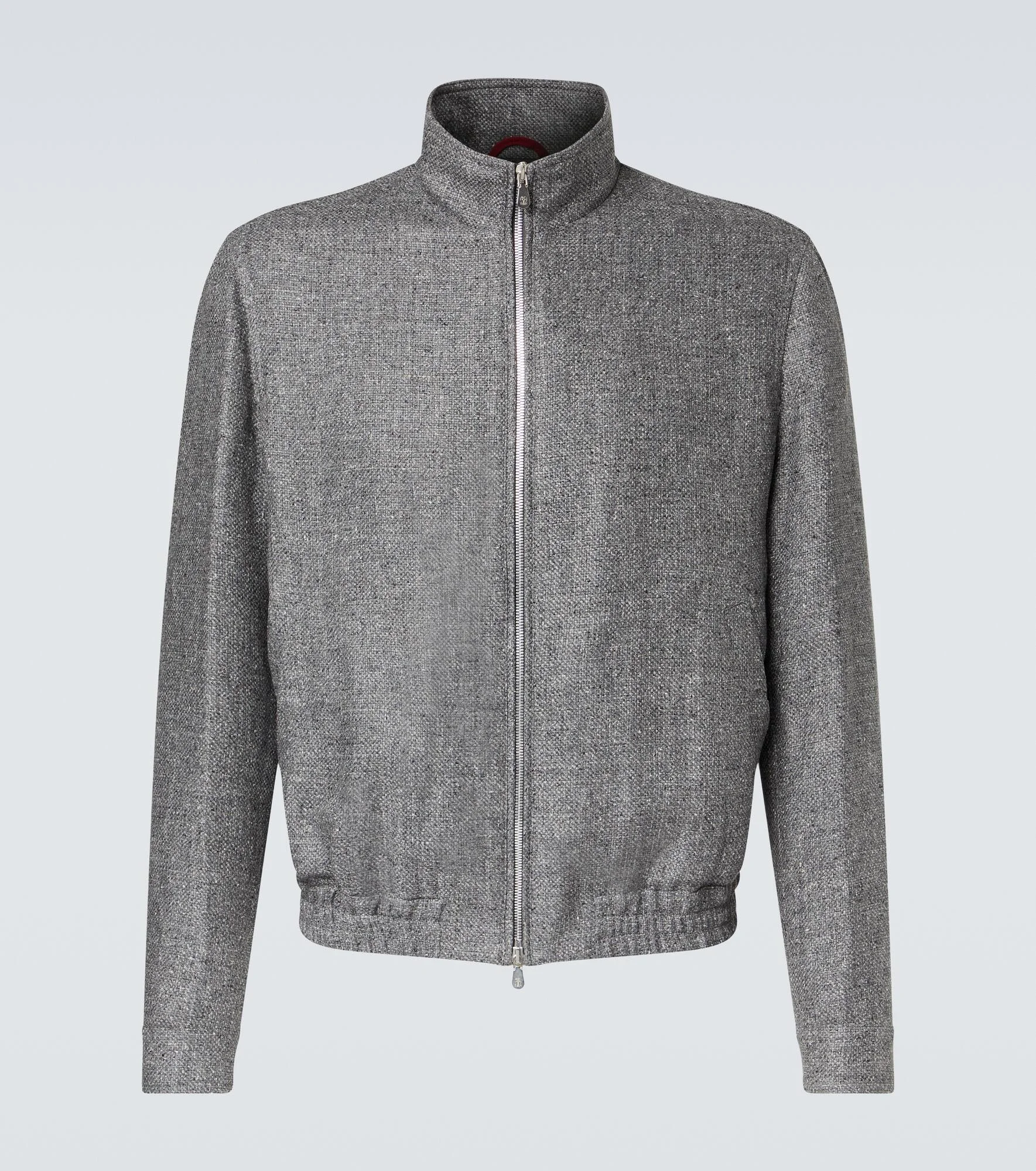 Silk, linen, and wool jacket - 1