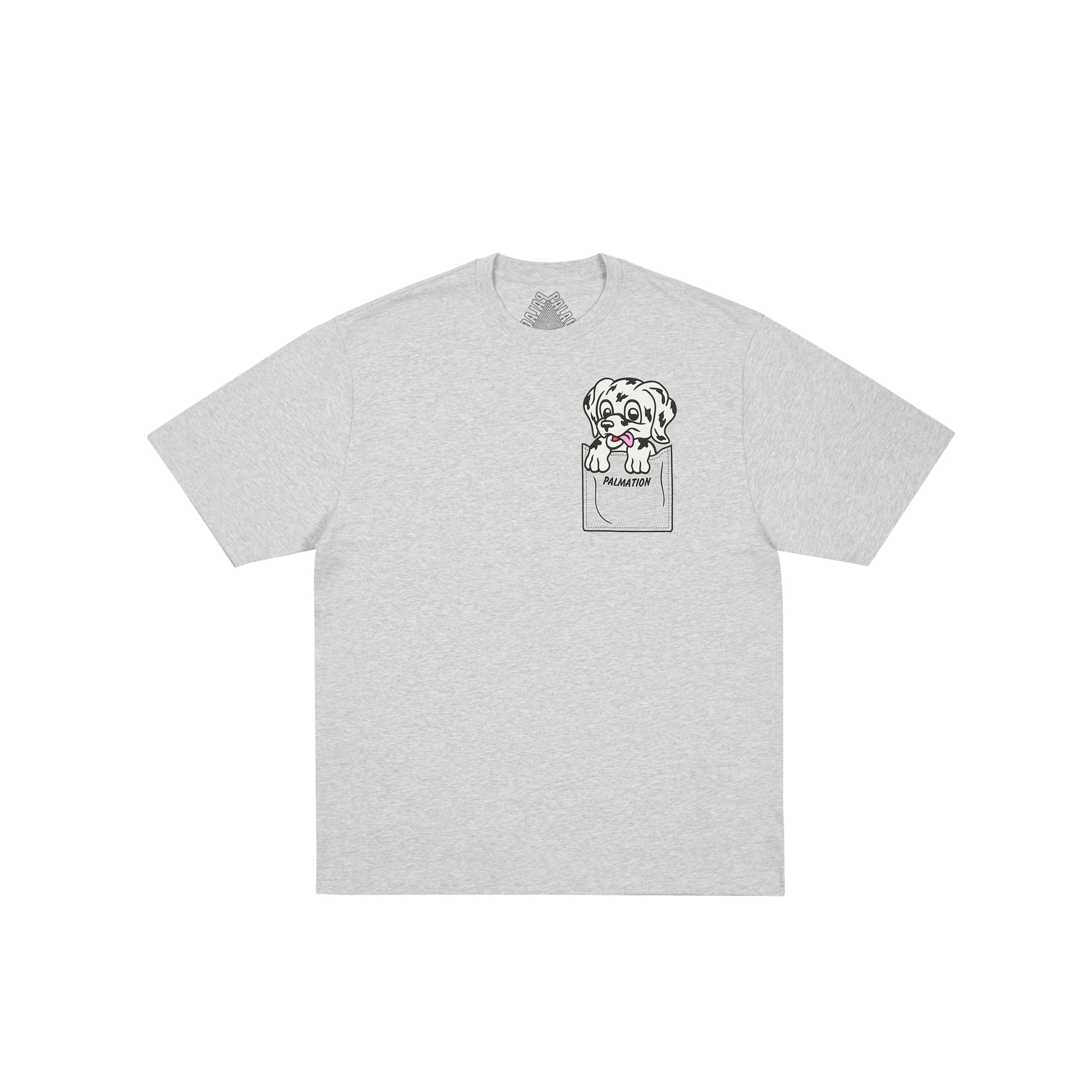 PALMATION T-SHIRT GREY MARL - 1