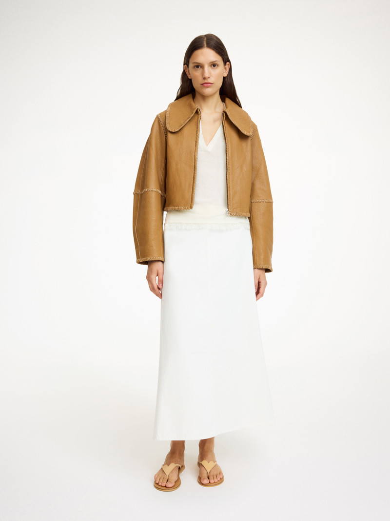 BY MALENE BIRGER Rowani leather jacket outlook