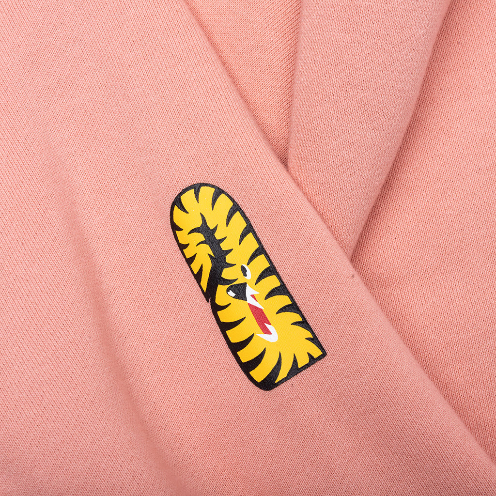 2ND SHARK FULL ZIP HOODIE - PINK - 4