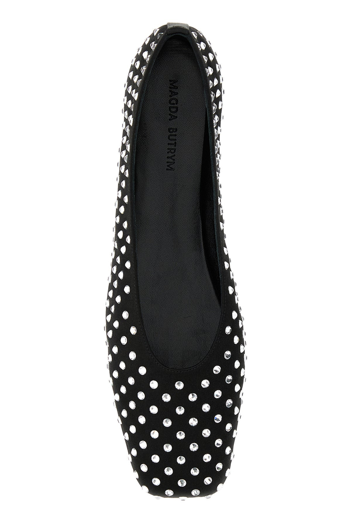 Black satin ballerinas - 4