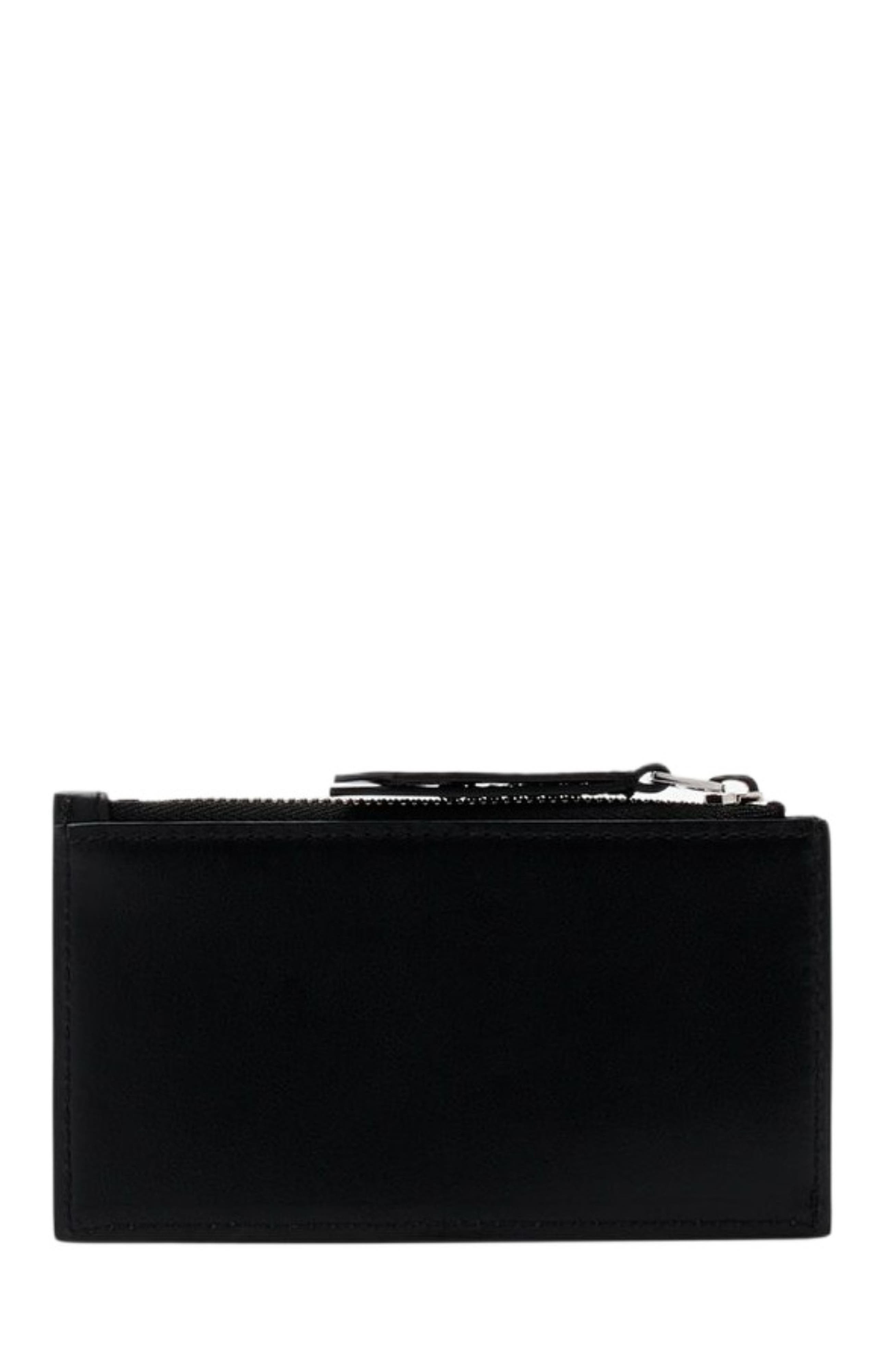 Lanvin SIGNATURE LEATHER CARDHOLDER in Black at Nordstrom - 3