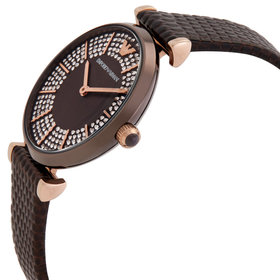 Emporio Armani Quartz Brown Dial Ladies Watch AR11565 - 2