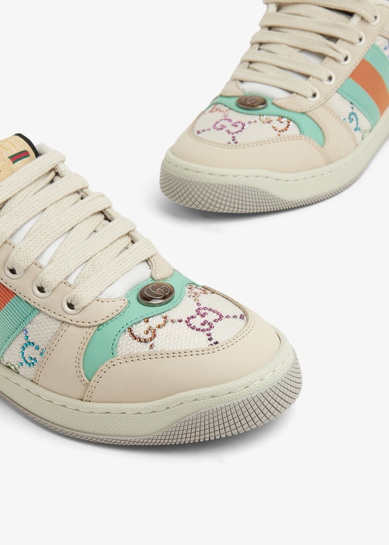 Gucci GG Crystal Screener Sneakers - 3