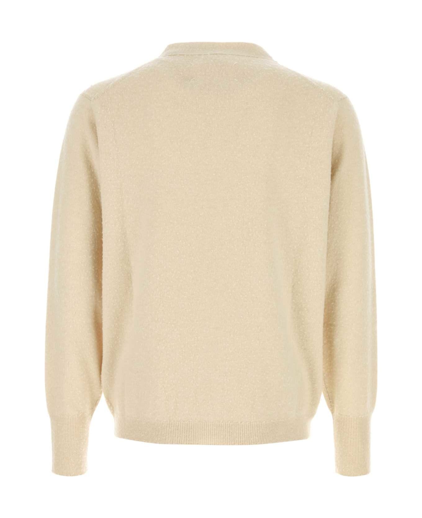 Sand Cashmere Blend Cardigan - 2