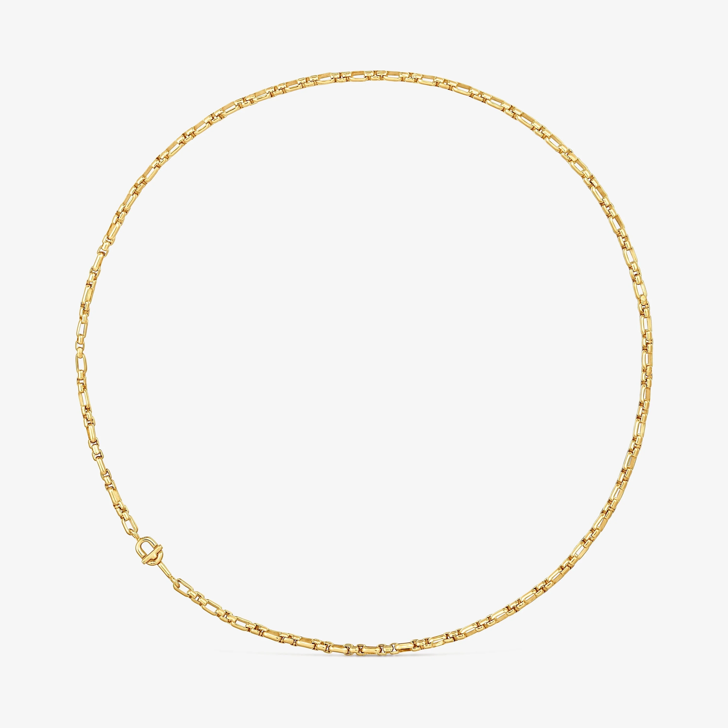 Square chain Necklace with 18K gold vermeil TOUS MANIFESTO - 1