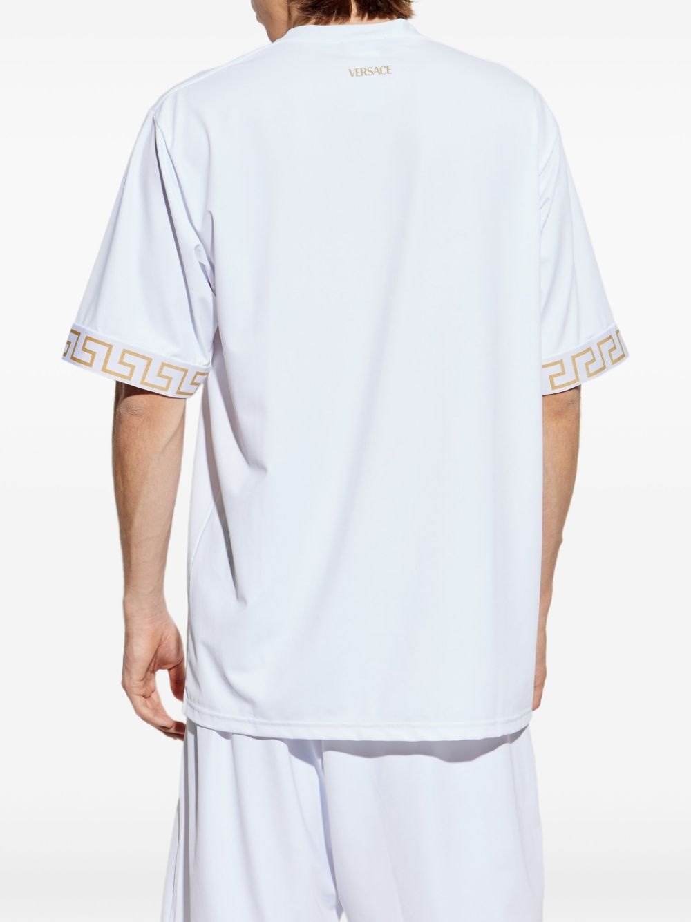 embellished-cuffs T-shirt - 4