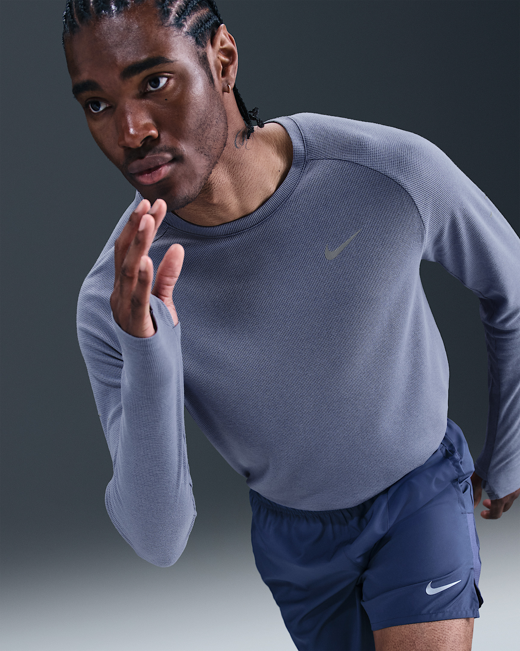 Nike Stride Men's Dri-FIT Running Waffle Crew - 3