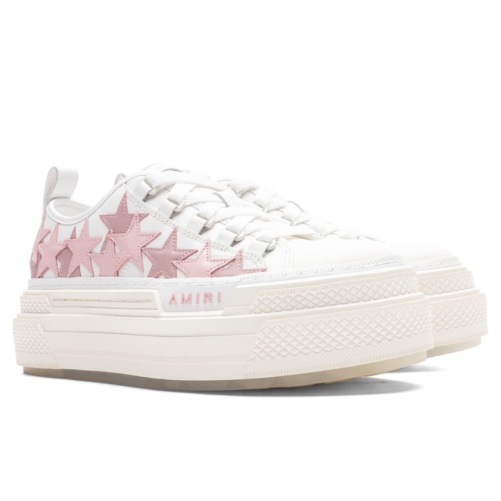 WOMEN'S PLATFORM STARS COURT LOW - PINK - 2