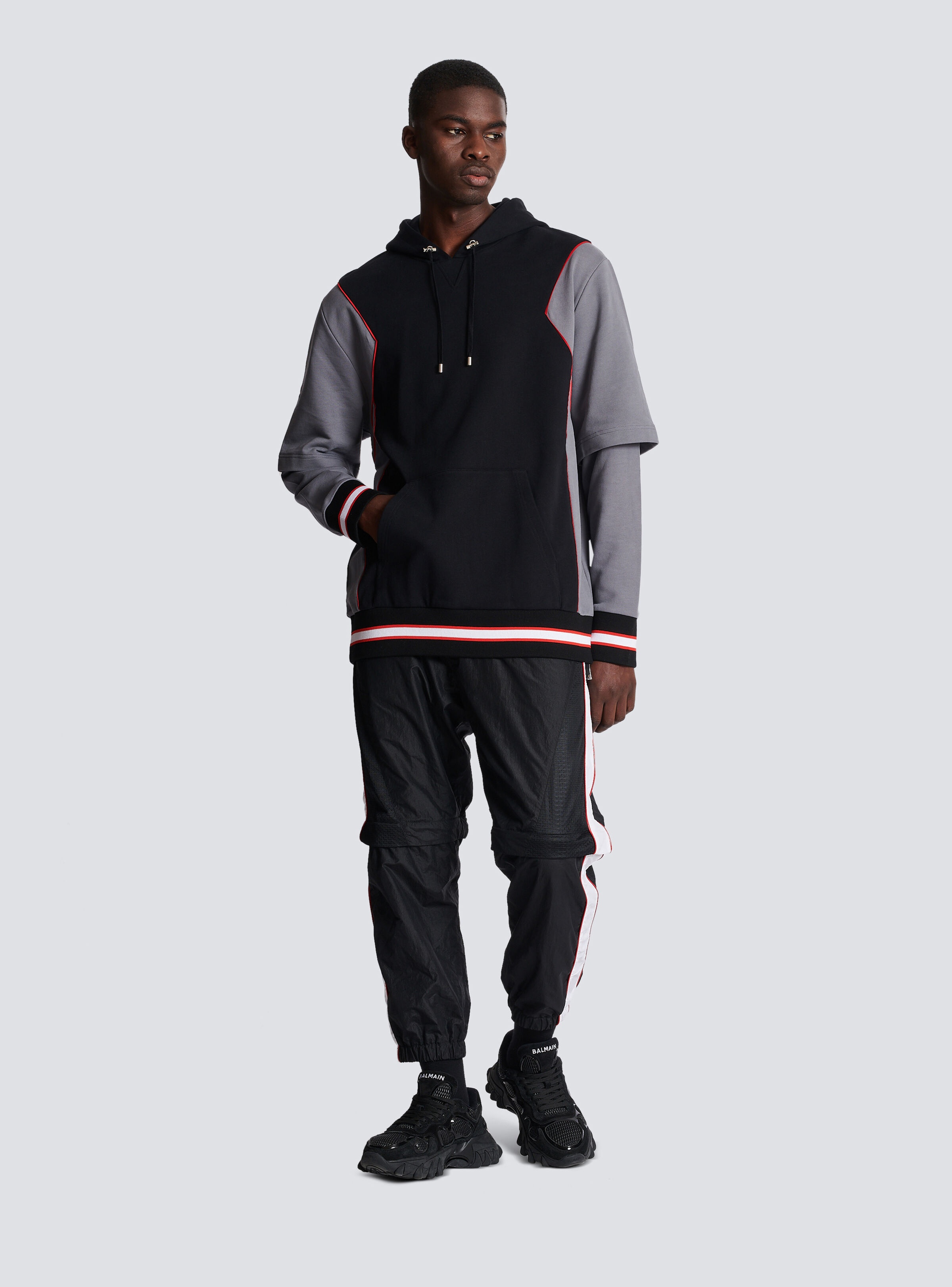 Balmain x Puma - Oversized basketball hoodie - 3