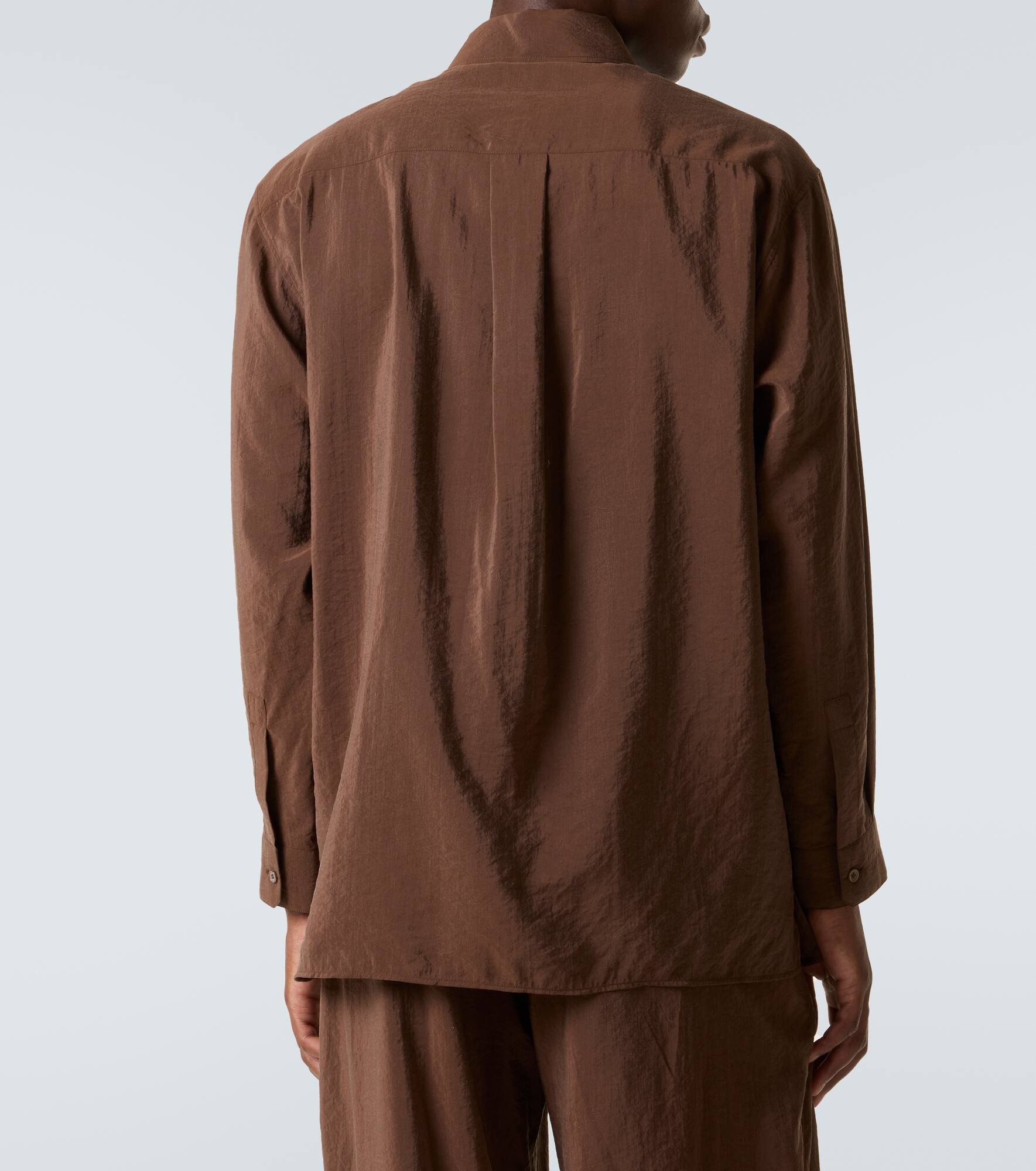 Silk-blend shirt - 4