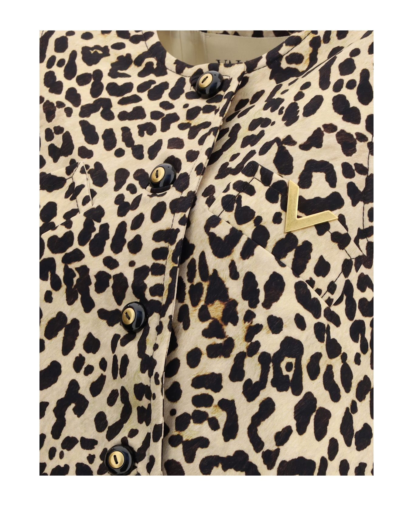 Leopard-print Long Vest - 3