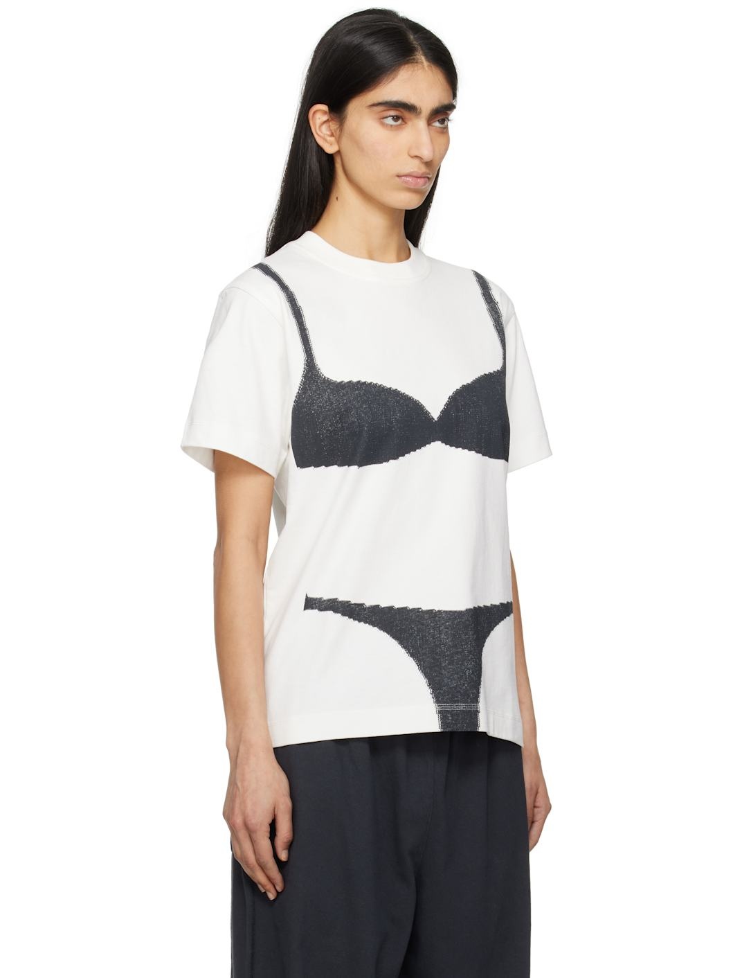 White Bra Box T-shirt - 2