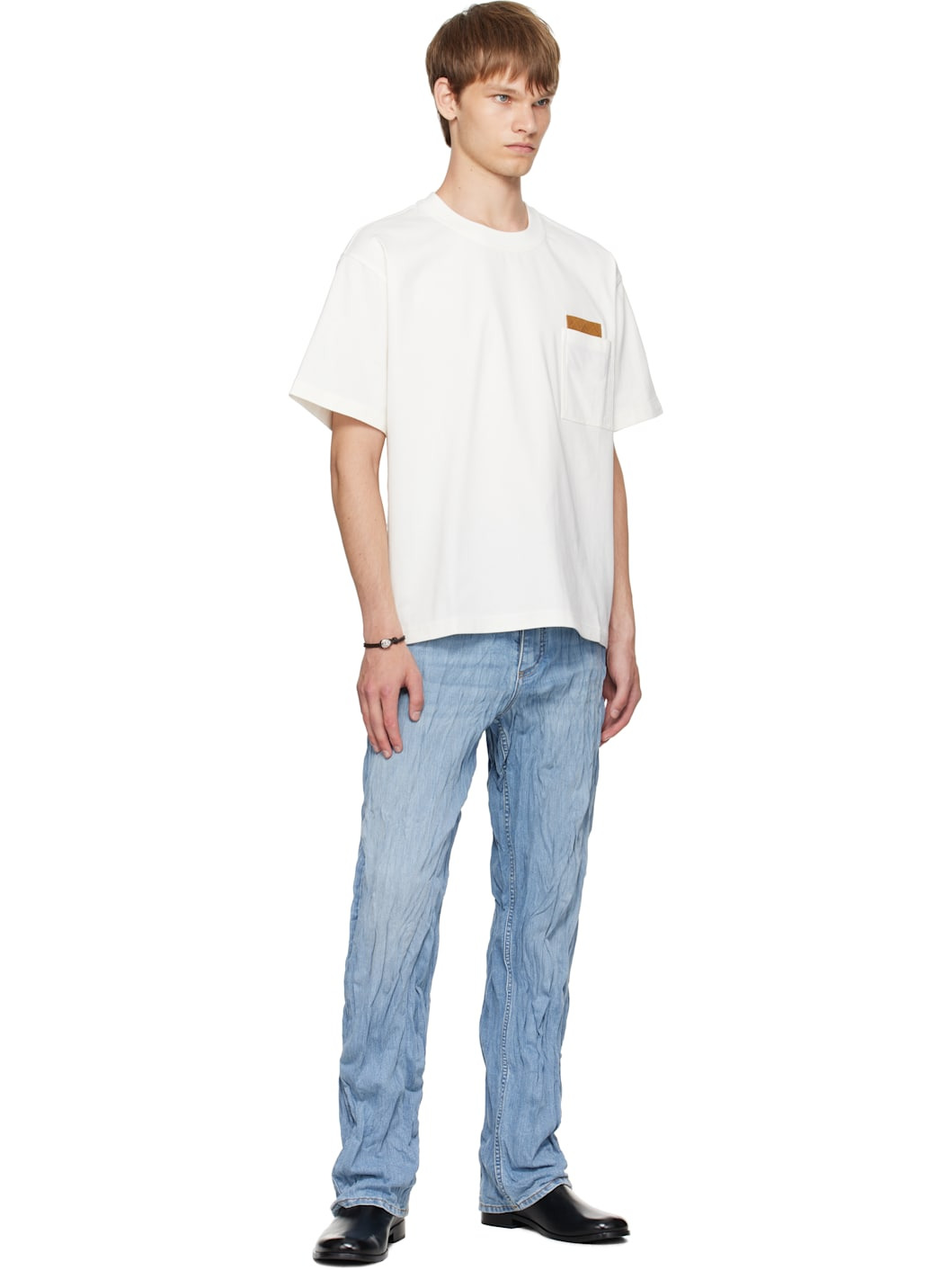 Off-White Pima Cotton Jersey T-shirt - 4