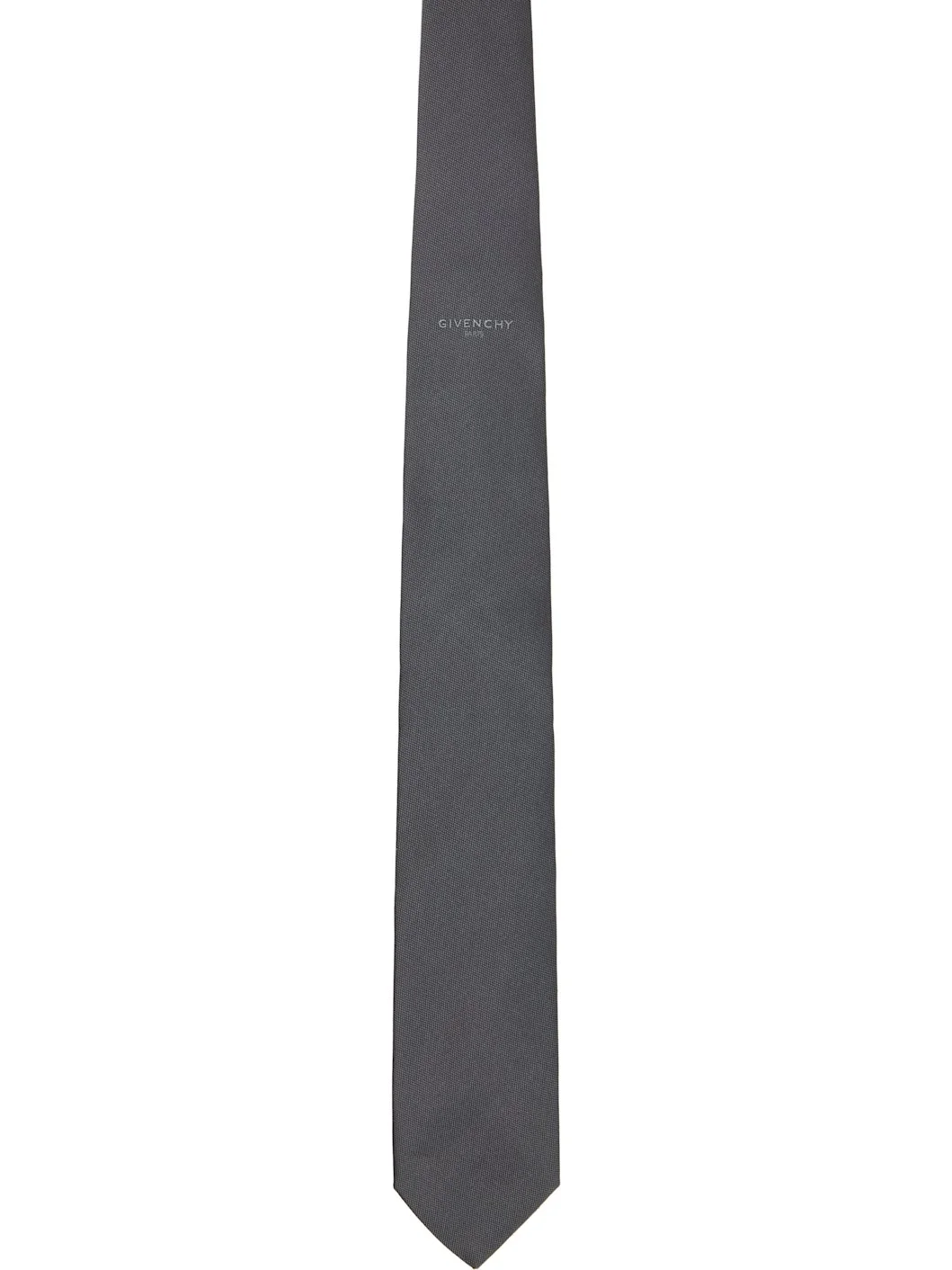 Gray Paris Silk Jacquard Tie - 1
