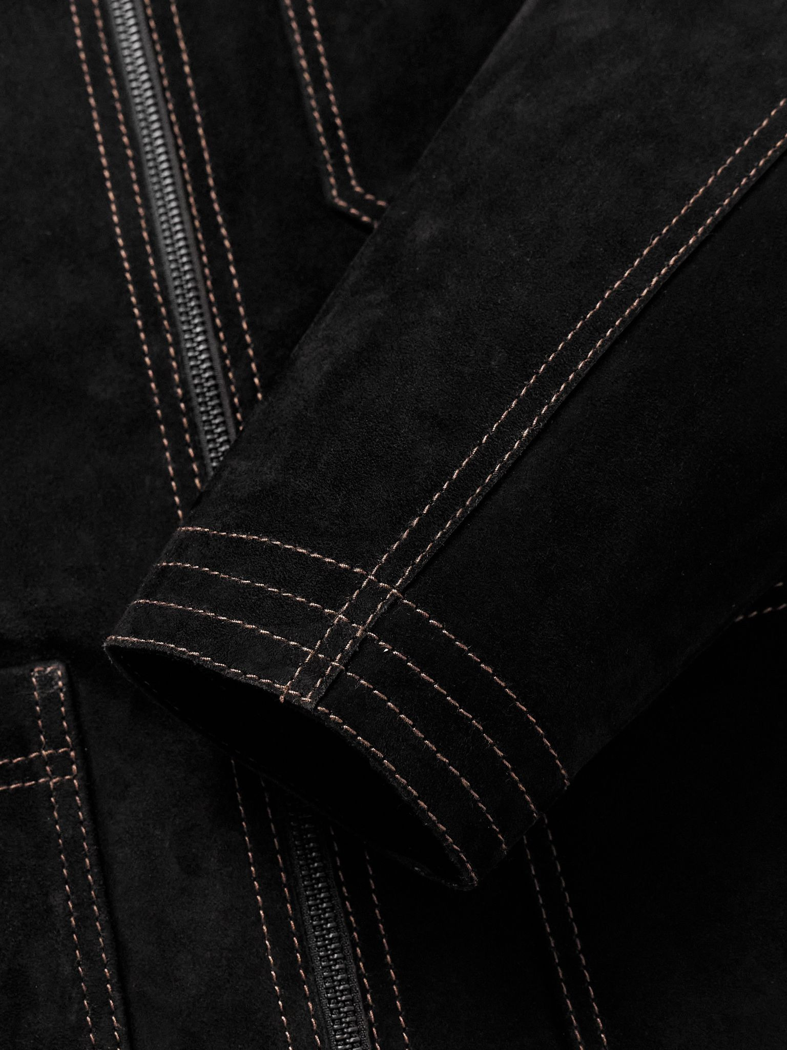 Hardwick Suede Jacket Black - 5