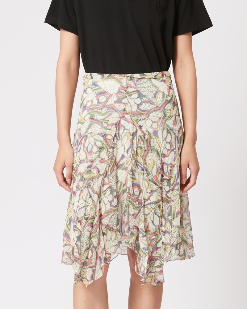 LIENAE SILK SKIRT - 3