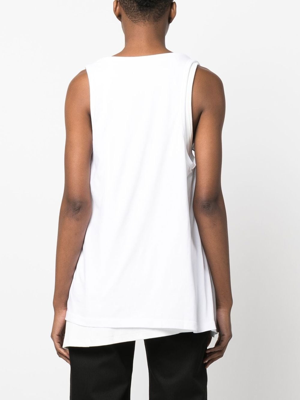 layered scoop-neck tank top - 4