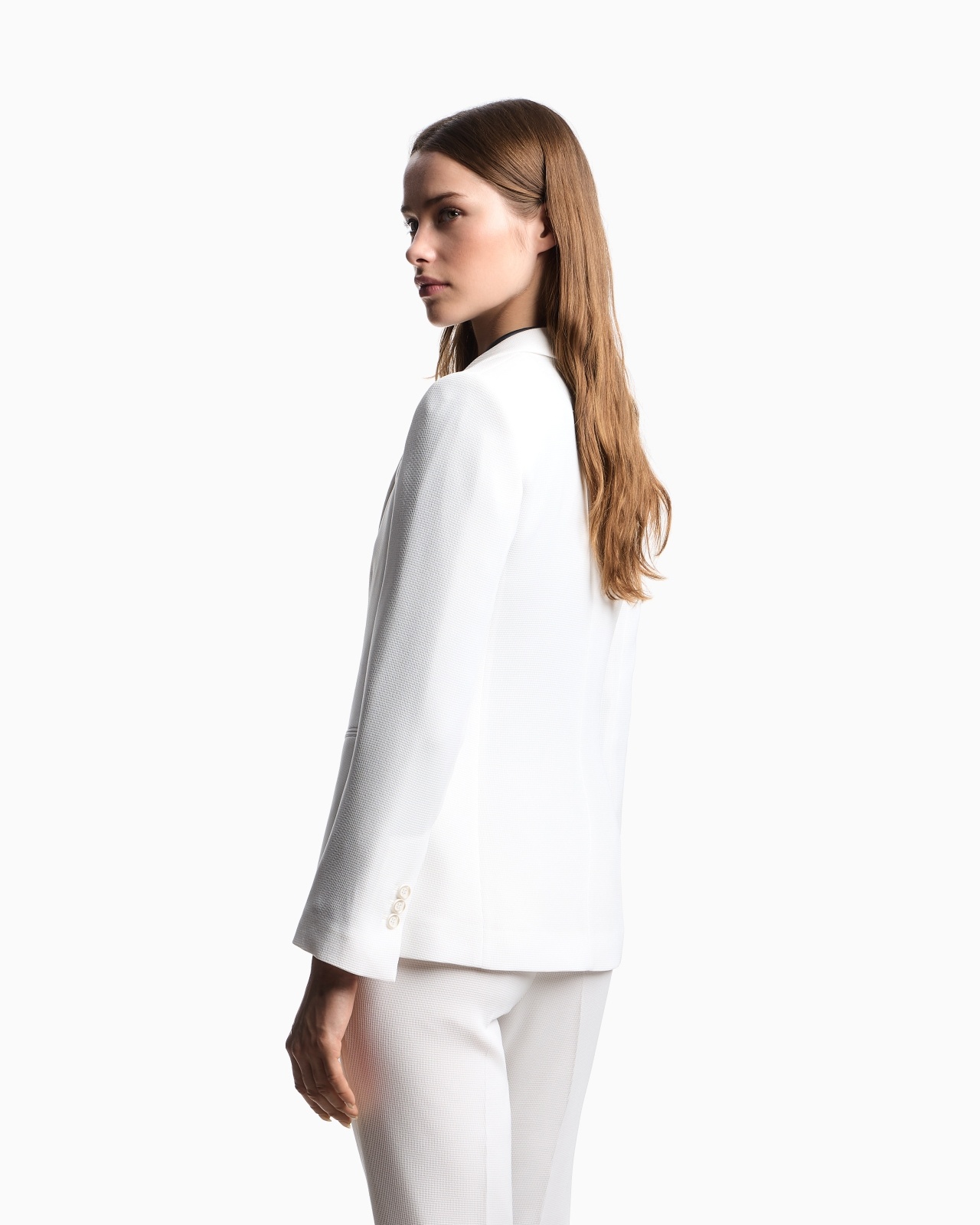 ASV SINGLE-BREASTED BLAZER IN WAFFLE WEAVE TECHNICAL FABRIC - 3