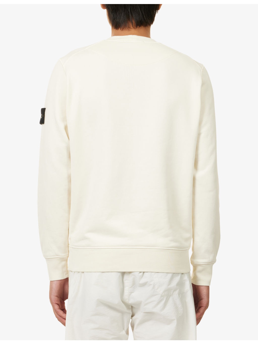 Brand-Patch Crewneck Cotton-Jersey Sweatshirt - 4