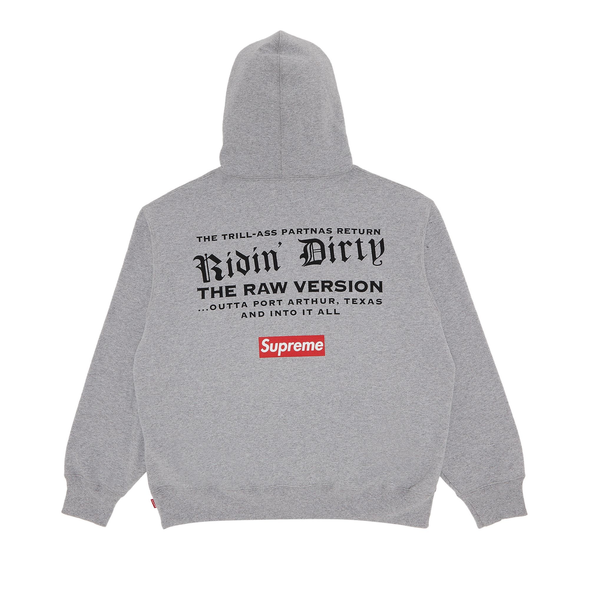 Supreme Supreme UGK Hooded Sweatshirt 'Heather Grey