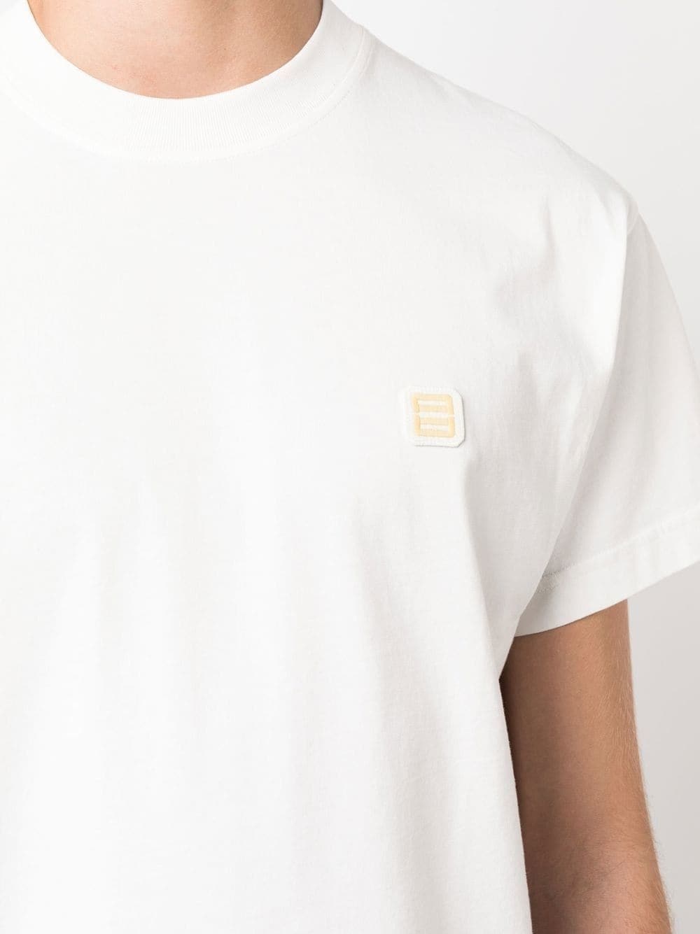 patch-detail cotton T-shirt - 5