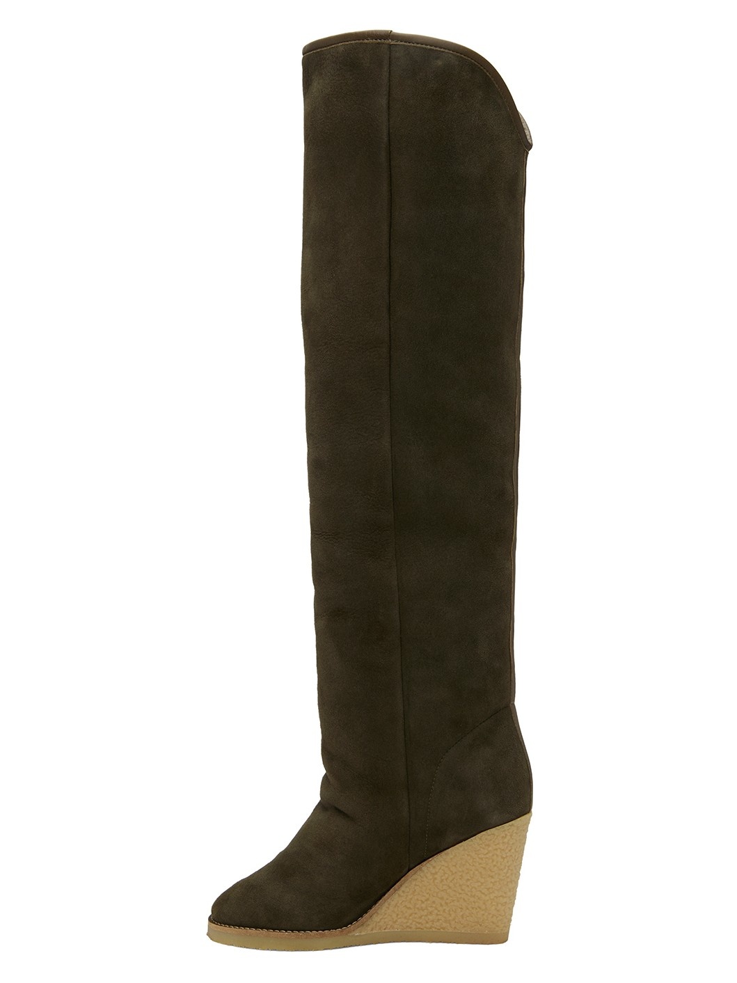 Khaki Tilin Tall Boots - 3