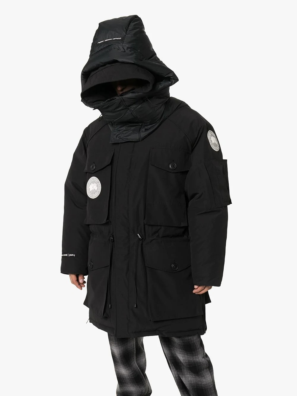 X Juun.J Expedition hooded parka coat - 3