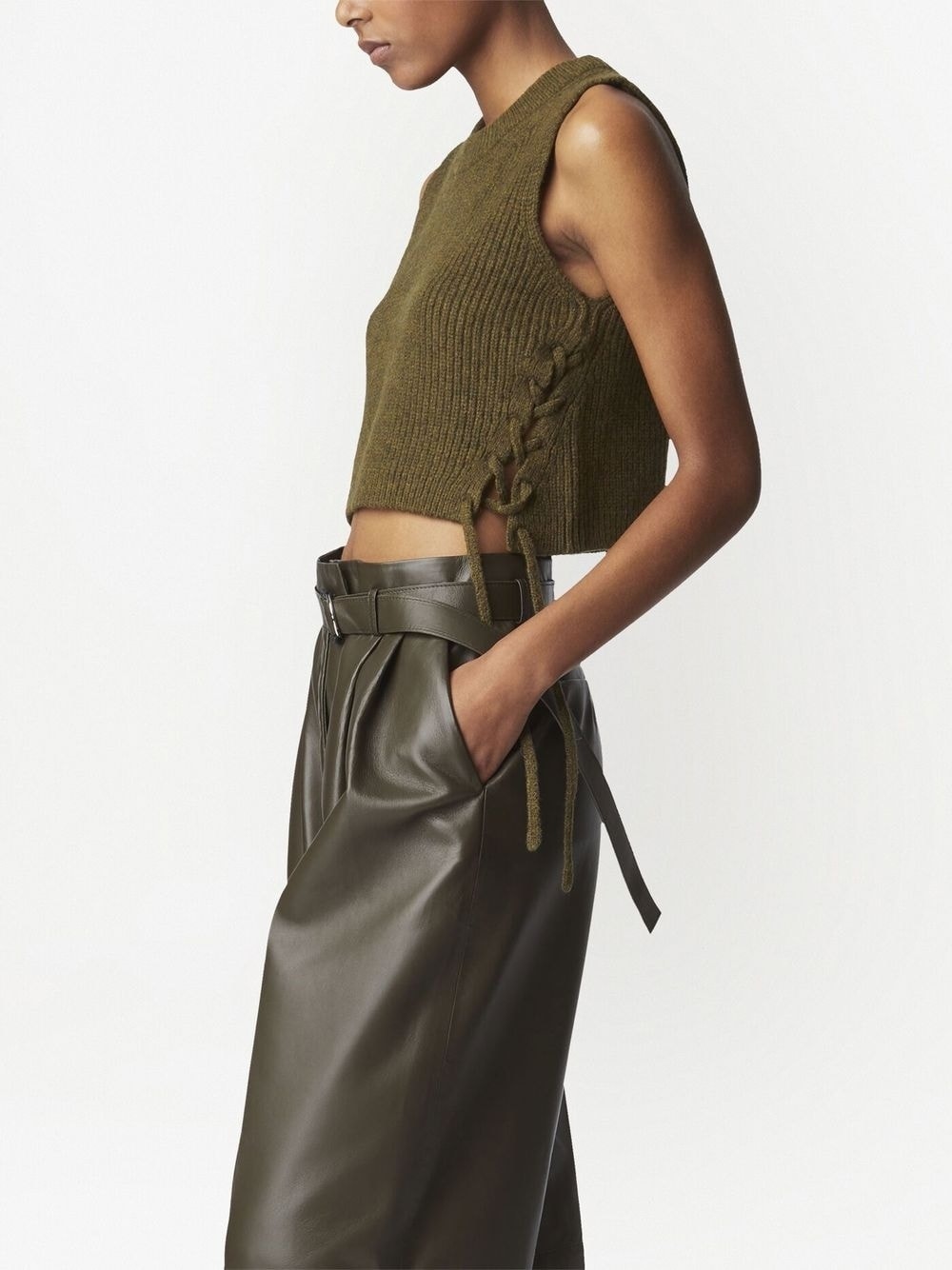 Amani knitted crop top - 4