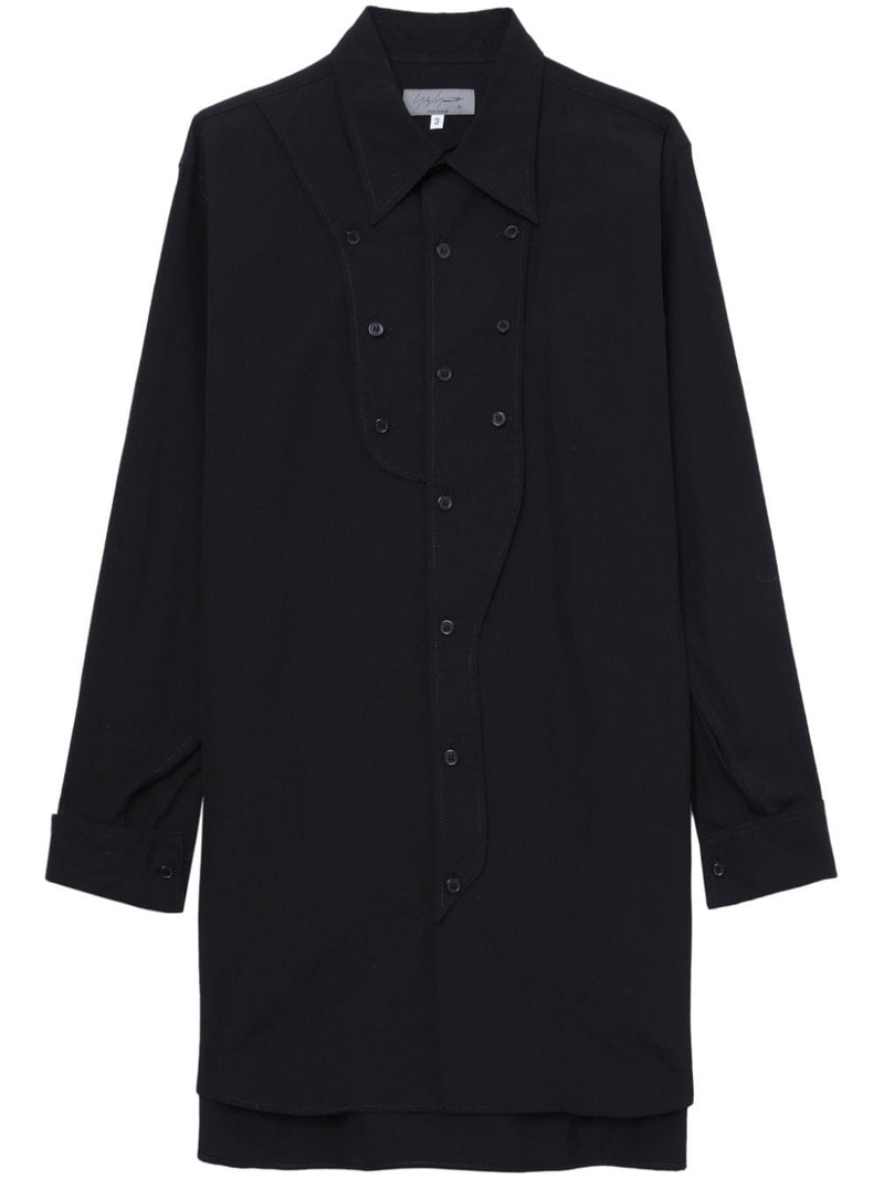 long-sleeved buttoned cotton shirt 1