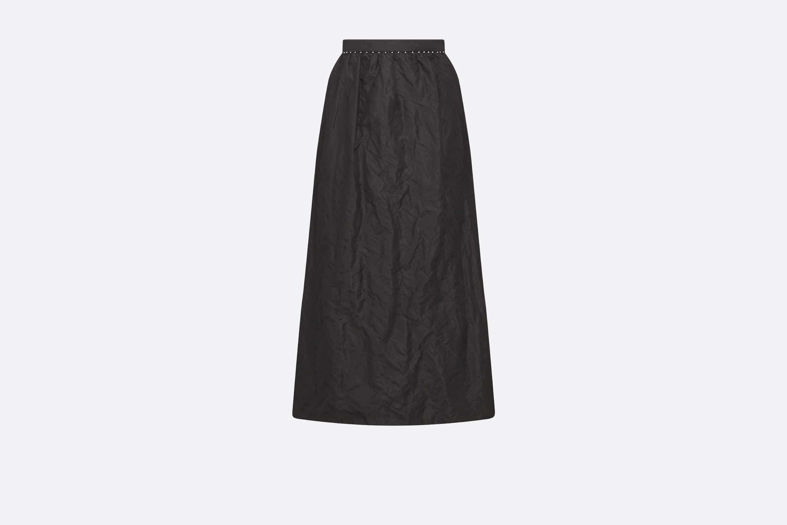 Mid-Length Straight-Cut Skirt - 1