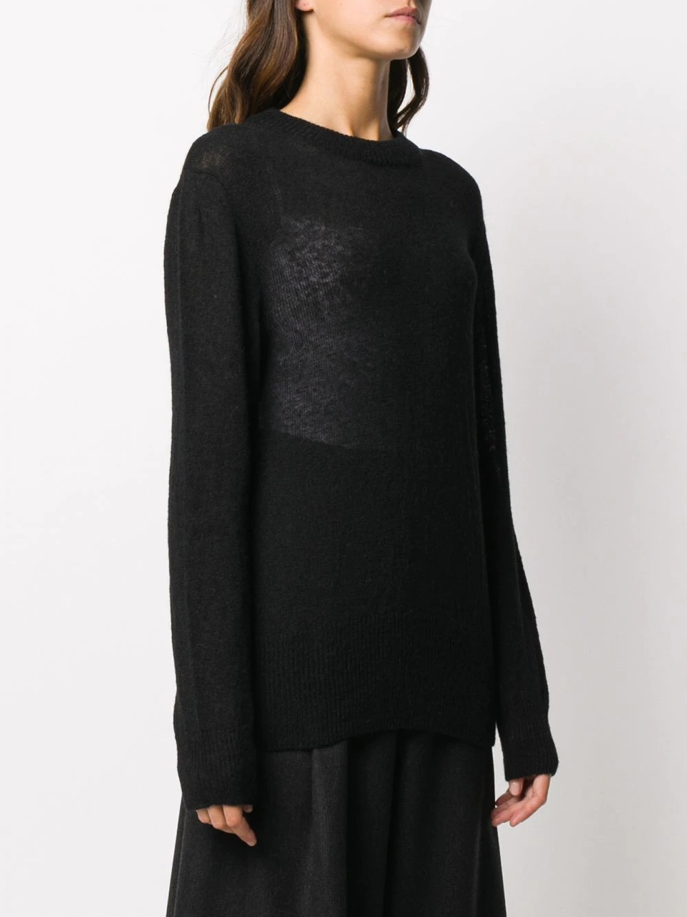 round neck knit jumper - 3